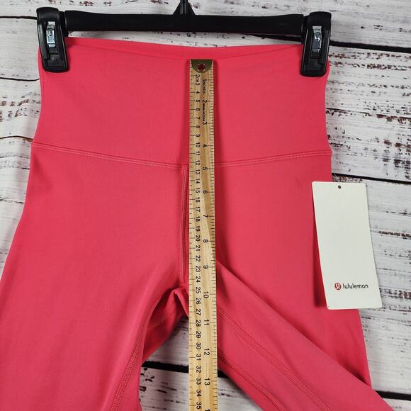 NWT Lululemon Align HR Crop 23" Leggings Pink Size 6 High Rise Buttery Soft - Picture 7 of 9